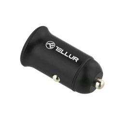 Automobilinis įkroviklis Tellur PD60W QC30W FCC7, juodas