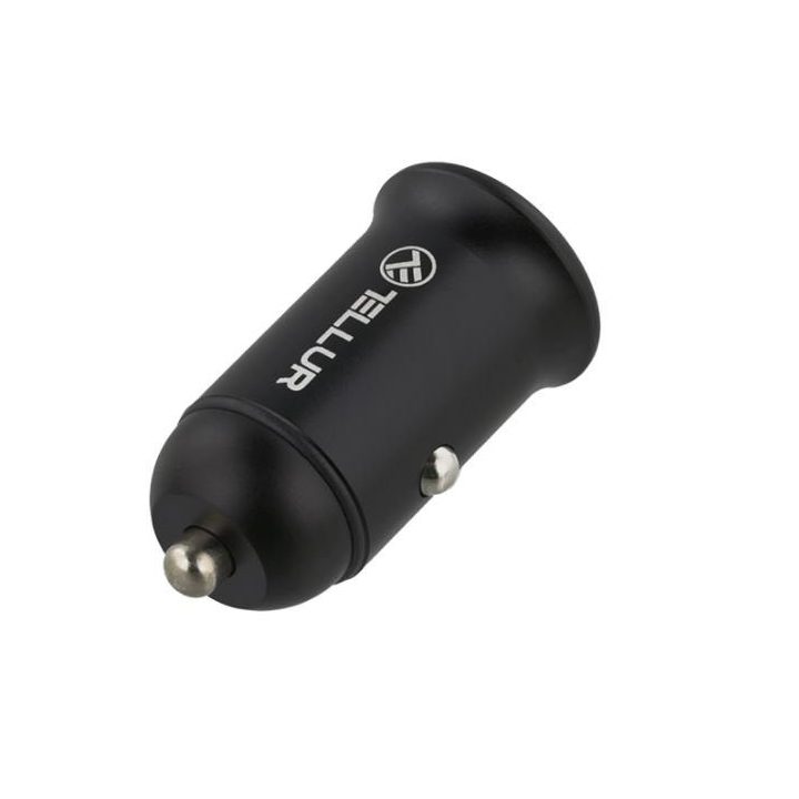 Automobilinis įkroviklis Tellur PD60W QC30W FCC7, juodas