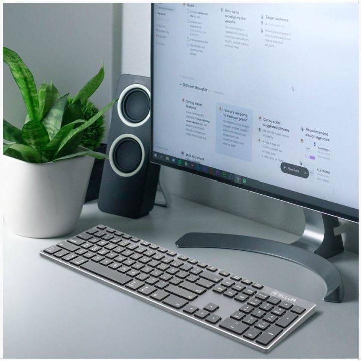 Belaidė plona „Bluetooth“ klaviatūra Tellur Shade