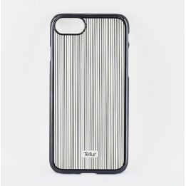 Juodas iPhone 7 dėklas su vertikaliomis juostomis