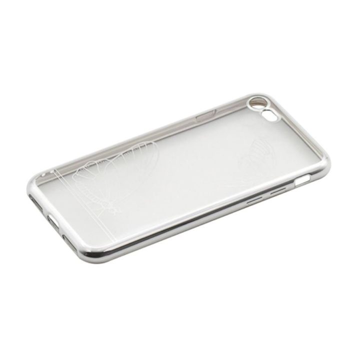 Telefono dėklas iPhone 7 Butterfly silver