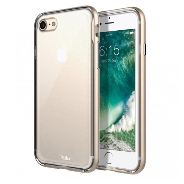 Auksinis dėklas iPhone 7 telefonui