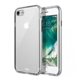 Sidabrinis dėklas iPhone 7 telefonui