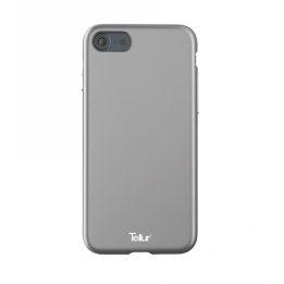 Skaidrus minkštas dėklas iPhone 7, sidabrinis