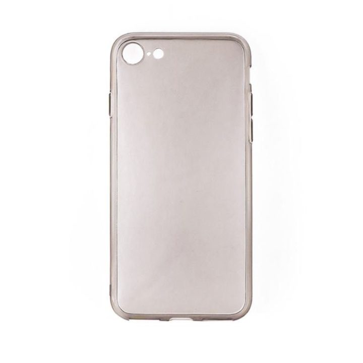 Juodas silikoninis dėklas iPhone 7