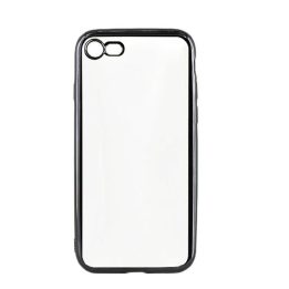 Juodas silikoninis dėklas iPhone 7 telefonui
