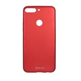 Raudonas TPU dėklas Huawei Y7 Prime 2018