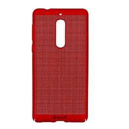 Raudonas telefono dėklas Nokia 5