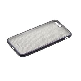 Juodas TPU dėklas iPhone 7 Plus su vertikaliomis juostomis