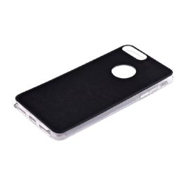Plonas TPU dėklas iPhone 7 Plus, juodas