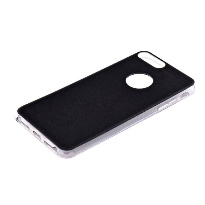 Plonas TPU dėklas iPhone 7 Plus, juodas