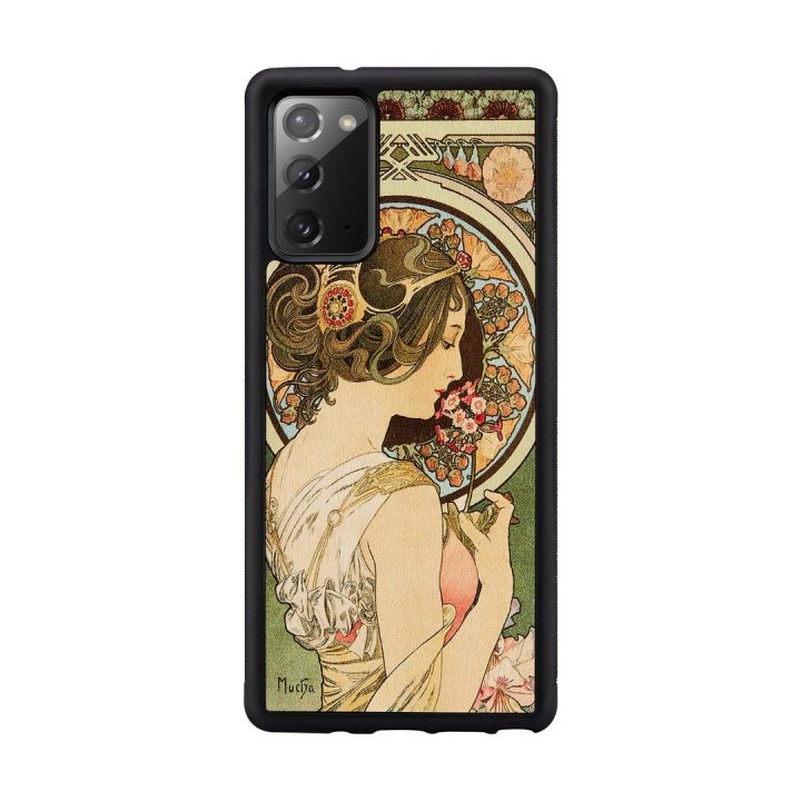 Telefono dėklas Samsung Galaxy Note20, MAN&WOOD Primrose Black