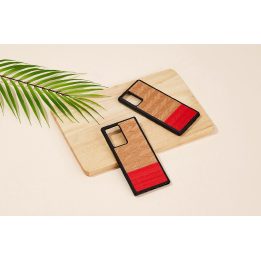 Juodas dėklas Samsung Galaxy Note20 Ultra su herringbone raštu