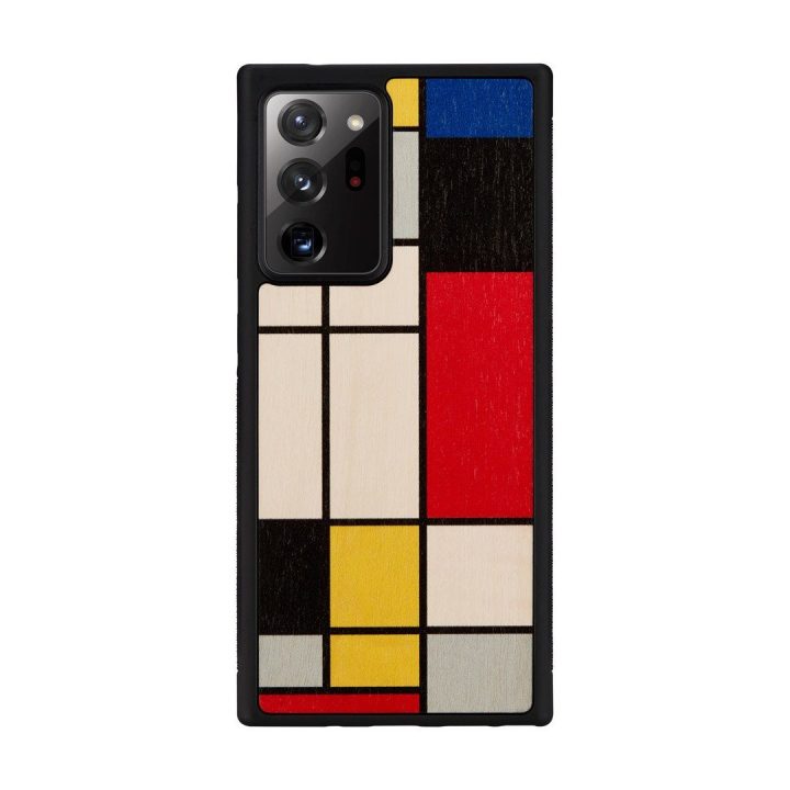 Juodas medinis dėklas Samsung Galaxy Note20 Ultra