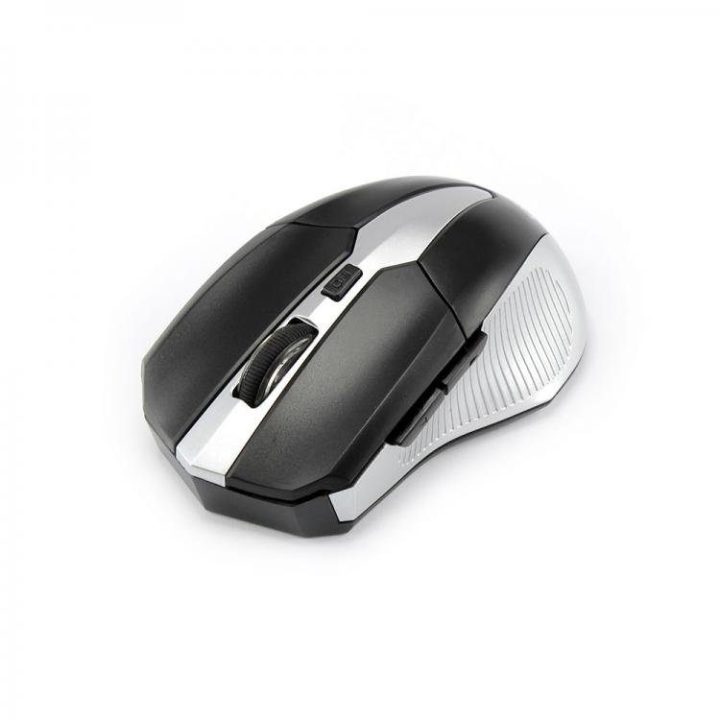 Belaidė žaidimų pelė Sbox WM-9017BS, juoda/sidabrinė