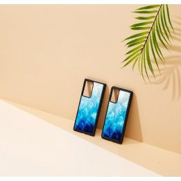 Samsung Galaxy Note20 dėklas, mėlynas ir juodas