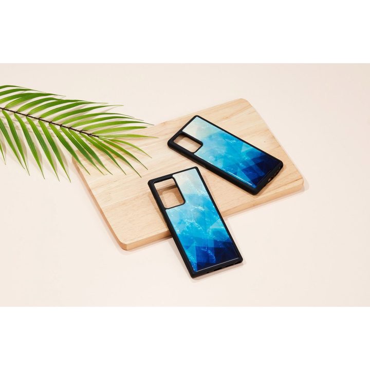 Telefono dėklas Samsung Galaxy Note20 Ultra, mėlynos ir juodos spalvų