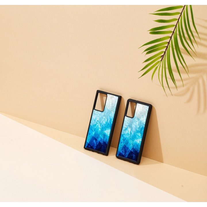 Telefono dėklas Samsung Galaxy Note20 Ultra, mėlynos ir juodos spalvų