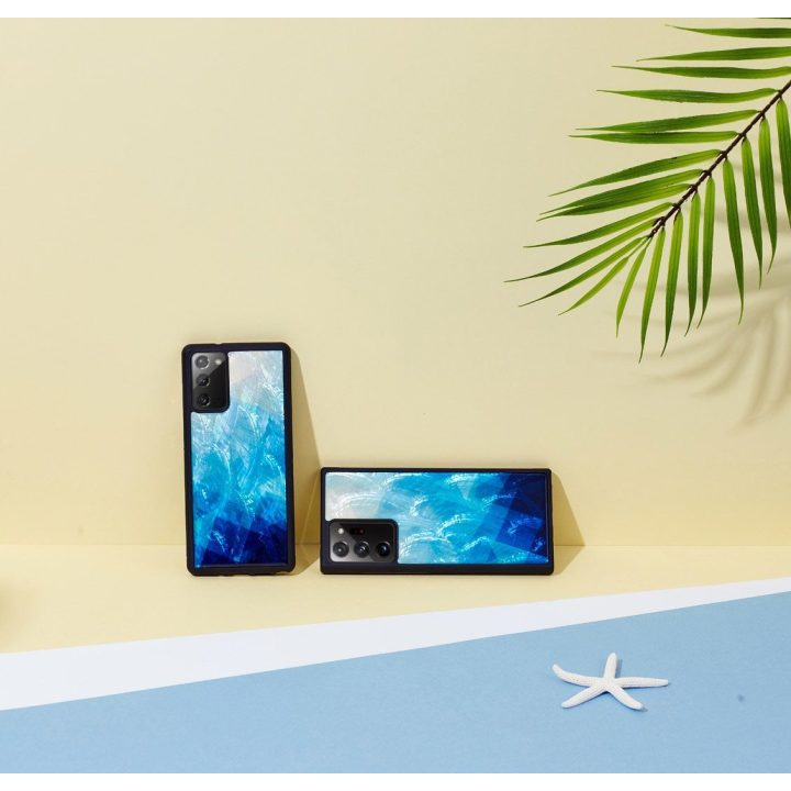Telefono dėklas Samsung Galaxy Note20 Ultra, mėlynos ir juodos spalvų