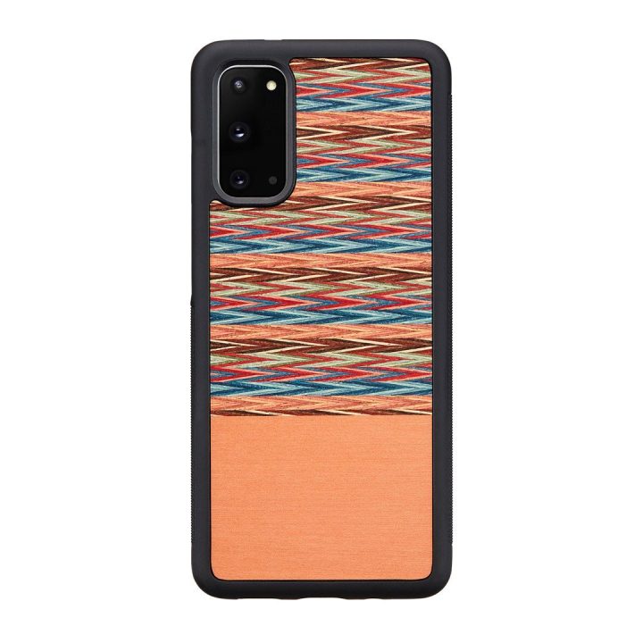 Samsung Galaxy S20 dėklas iš medžio ir polikarbonato