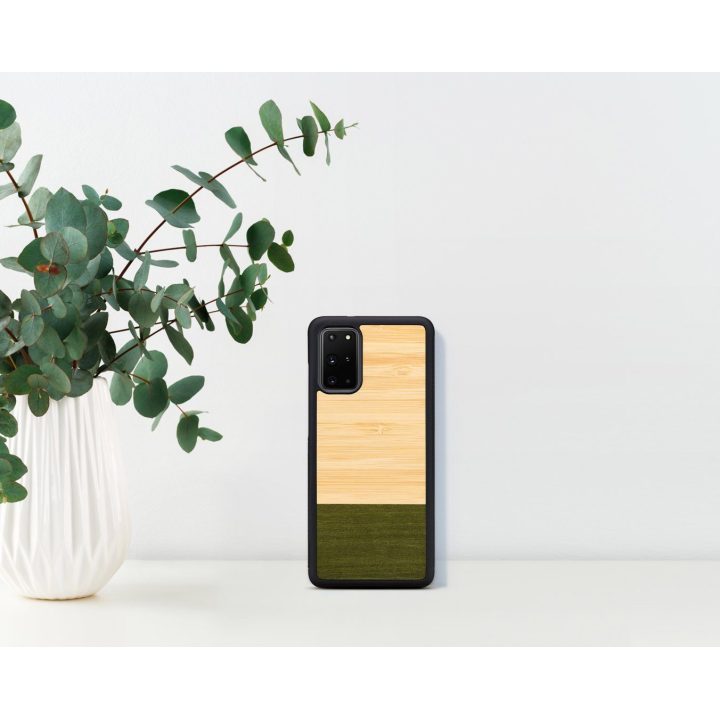 Juodas telefono dėklas Samsung Galaxy S20 Plus