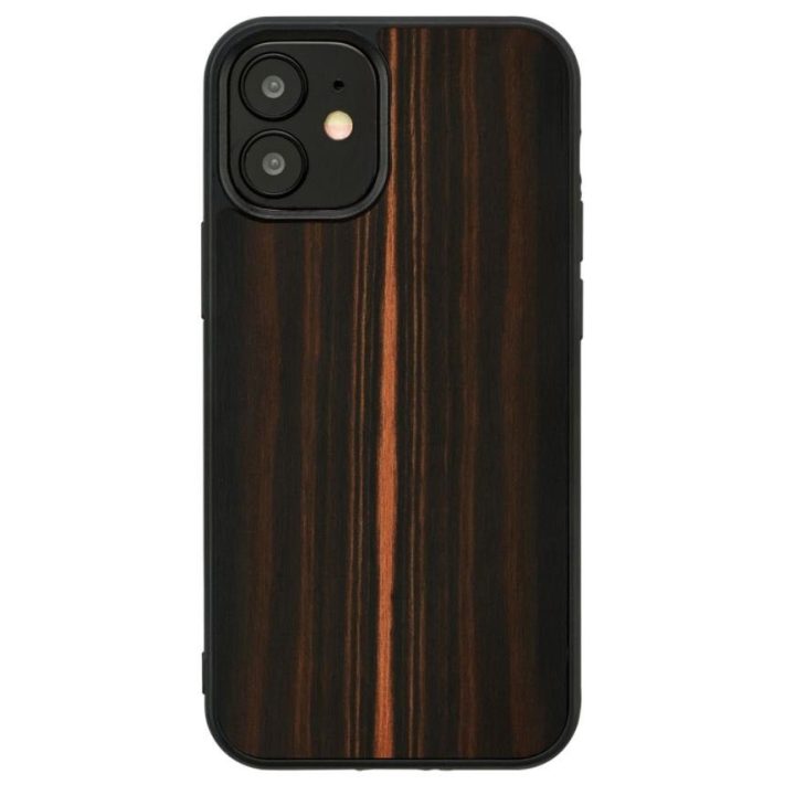 Juodas telefono dėklas Apple iPhone 12 mini