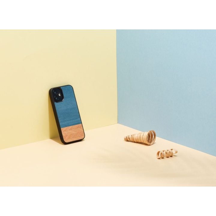 Telefono dėklas Apple iPhone 12 mini, juodas džinsinis