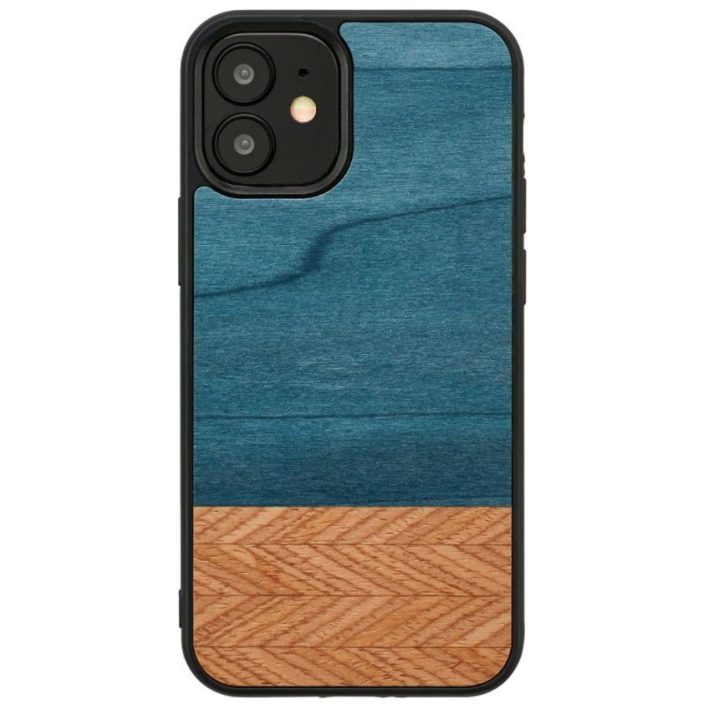 Telefono dėklas Apple iPhone 12 mini, juodas džinsinis