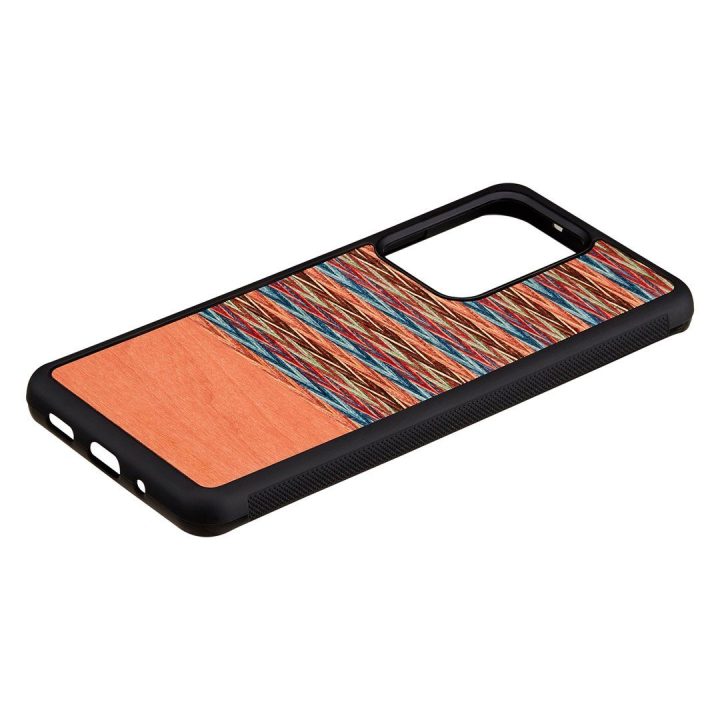 Telefono dėklas Samsung Galaxy S20 Ultra, rudos ir juodos spalvų