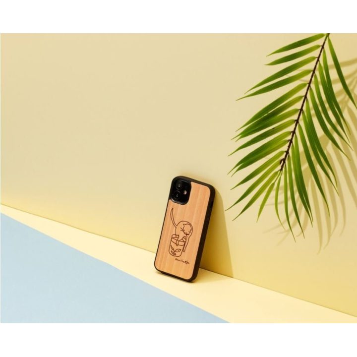 Dėklas iPhone 12 mini katei su raudona žuvimi
