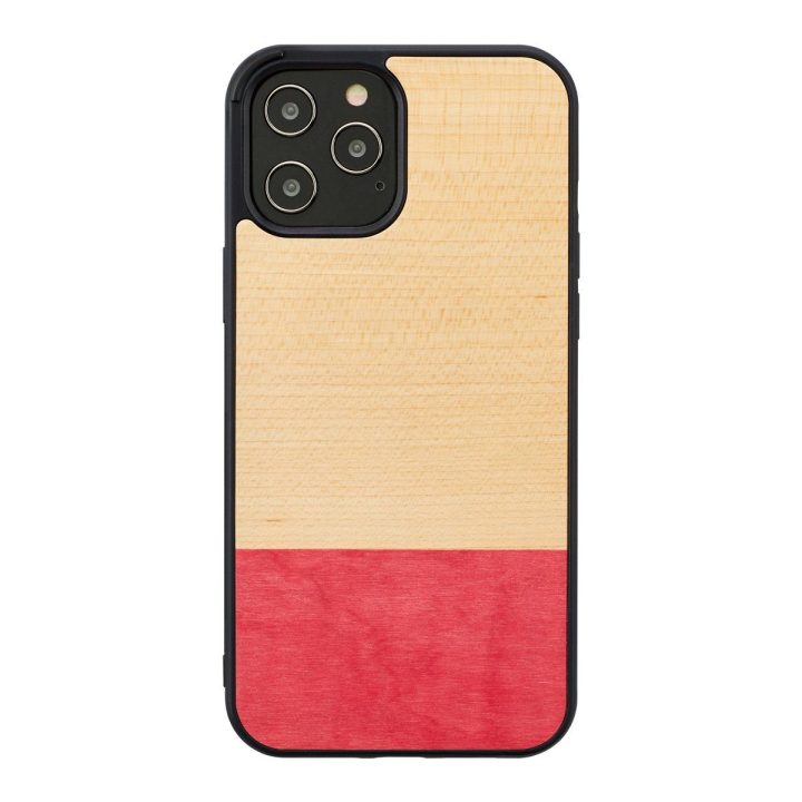 Telefono dėklas MAN&WOOD iPhone 12 / 12 Pro, juodas