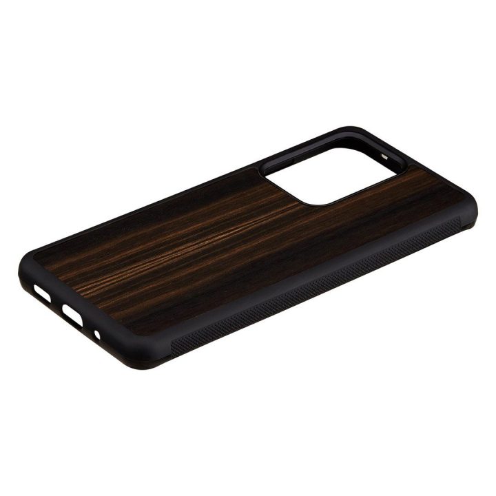 Dėklas Samsung Galaxy S20 Ultra iš natūralaus medžio, juodas