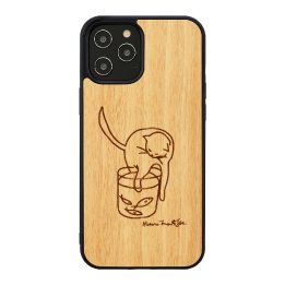 Dėklas iPhone 12 Pro Max katei su raudona žuvele