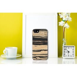 Telefono dėklas MAN&WOOD iPhone 7/8/SE (2020) White Ebony Black