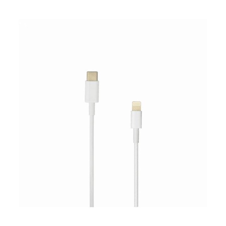 Baltas Lightning–USB-C įkrovimo laidas, 1 m