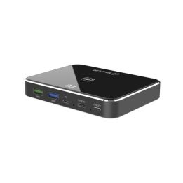 Tellur Graphene PD10000 10000 mAh išorinė baterija su belaidžiu įkrovimu, juoda