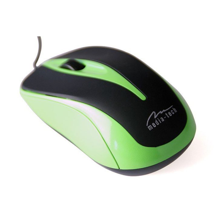 Laidinė optinė pelė Media-Tech Plano Green