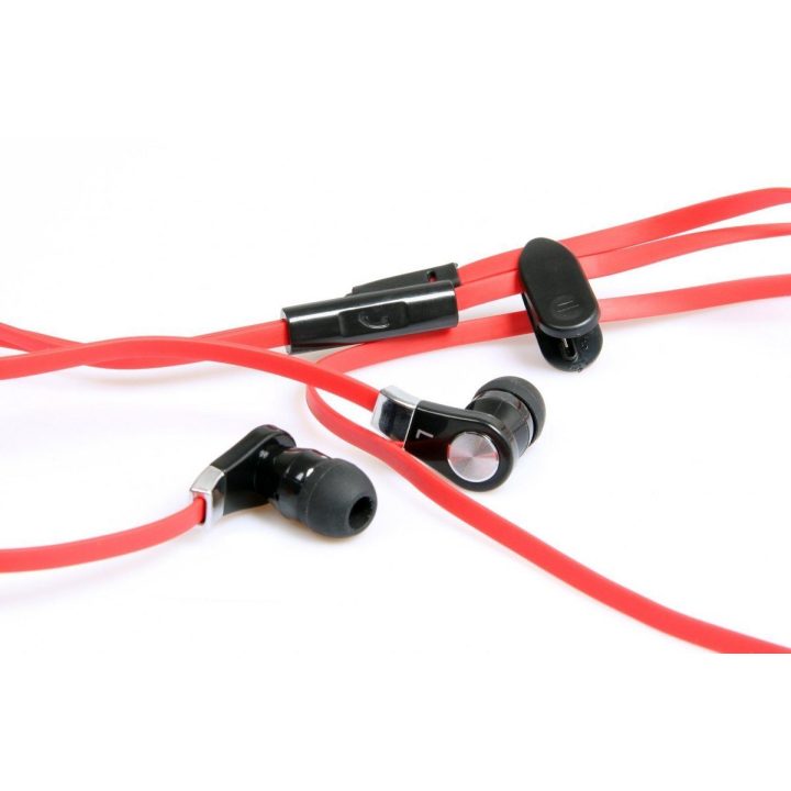 Ausinės su mikrofonu Media-Tech MT3556R MagicSound DS-2, raudonos