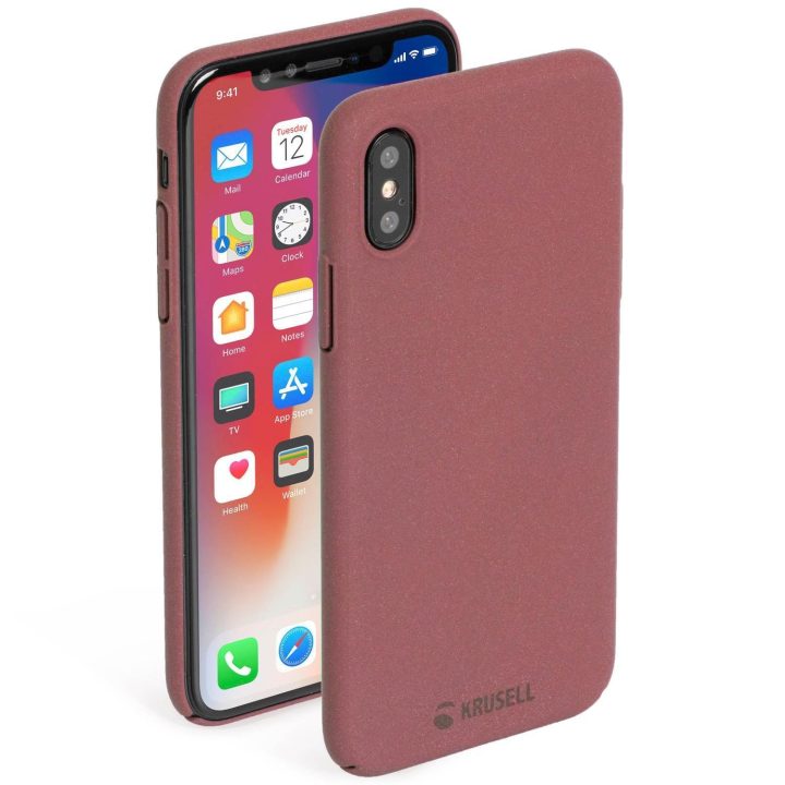 Plonas telefono dėklas Apple iPhone X/XS, rūdžių spalvos