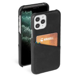 Krusell Sunne CardCover Apple iPhone 12 mini dėklas, juodas