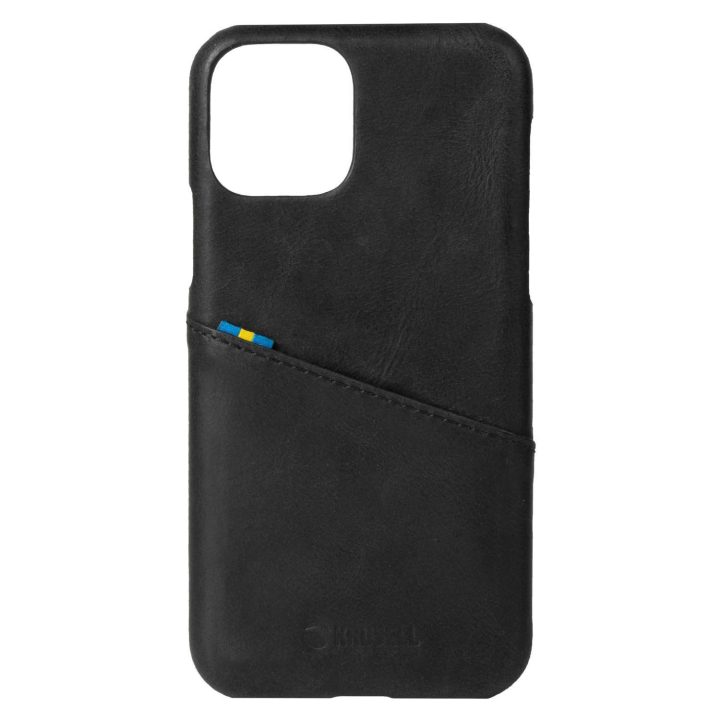 Krusell Sunne CardCover Apple iPhone 12 mini dėklas, juodas