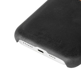 Apple iPhone 12 Pro Max dėklas su kortelių skyriumi, juodas