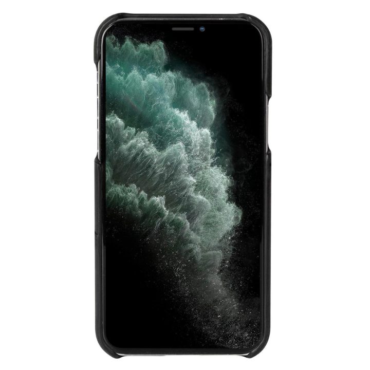 Apple iPhone 12 Pro Max dėklas su kortelių skyriumi, juodas