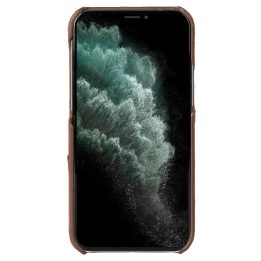 Odinis dėklas Apple iPhone 12 Pro Max, vintage cognac