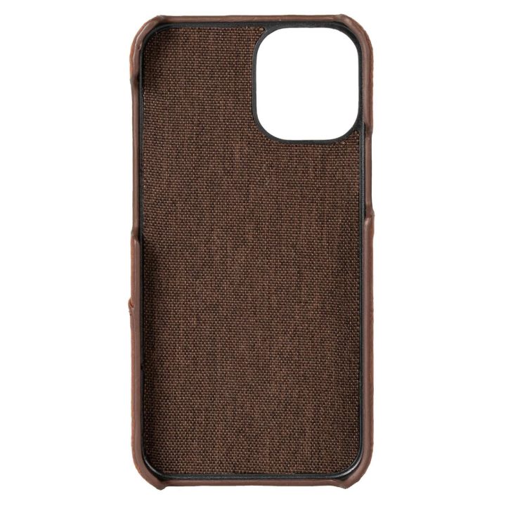 Odinis dėklas Apple iPhone 12 Pro Max, vintage cognac