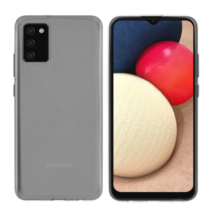 Skaidrus „SoftCover“ dėklas Samsung Galaxy A02s telefonui