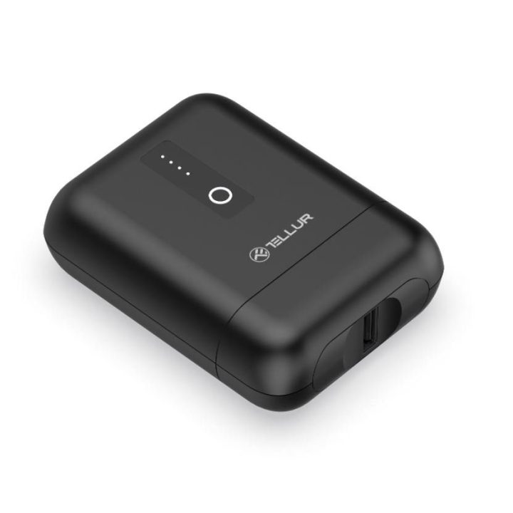 Tellur PD101 10000 mAh 30 W išorinė baterija, juoda