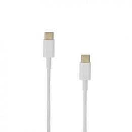 USB-C – USB-C laidas, 1,5 m, baltas