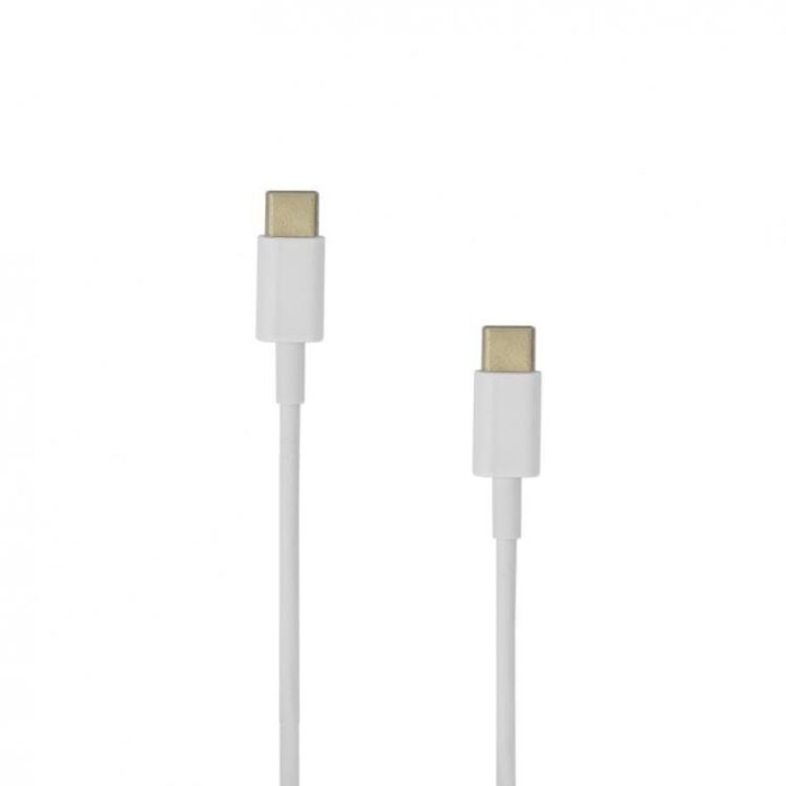 USB-C – USB-C laidas, 1,5 m, baltas