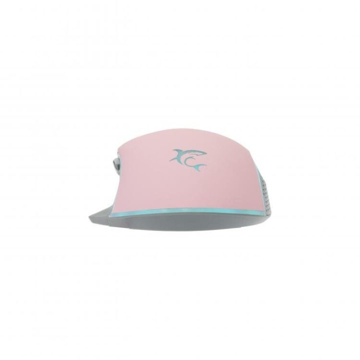 Žaidimų pelė White Shark Gareth Pink